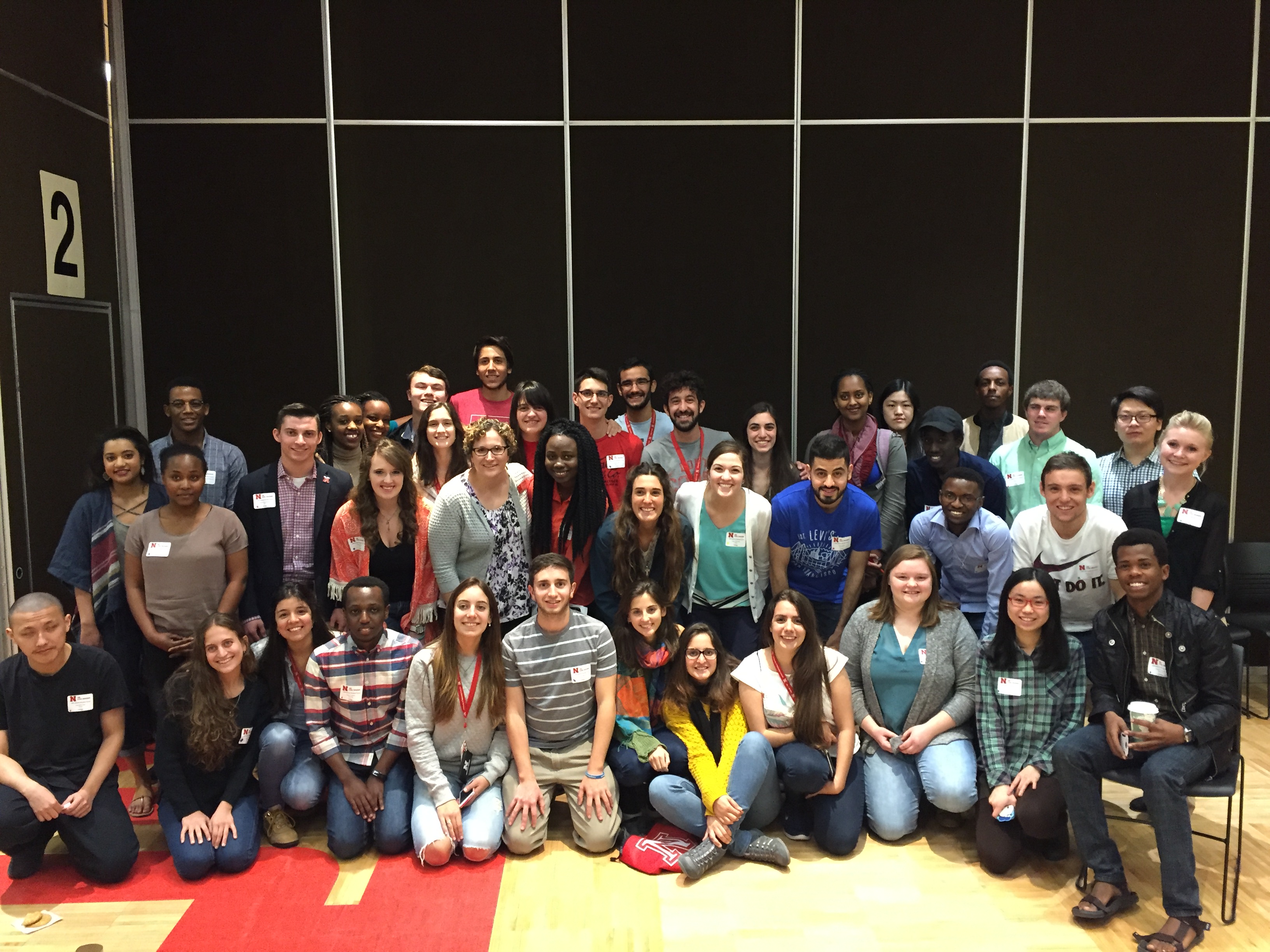 The international and domestic group consisted of American, Argentine, Rwandan and Chinese students at the University of Nebraska