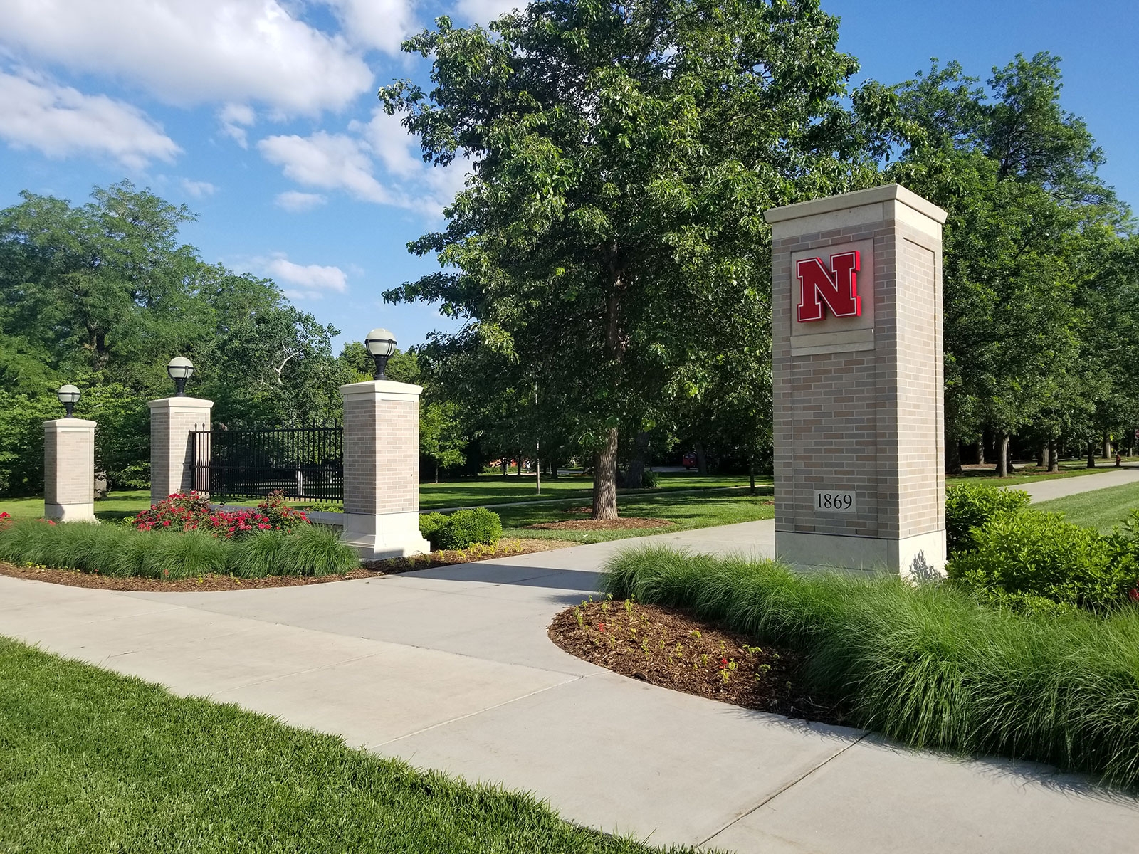 Pillars on east campus