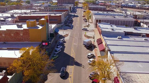 rural downtown